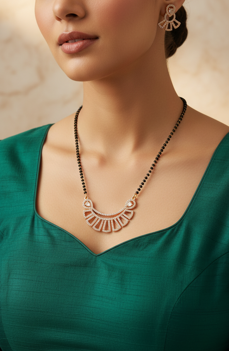 American Diamond Mangalsutra