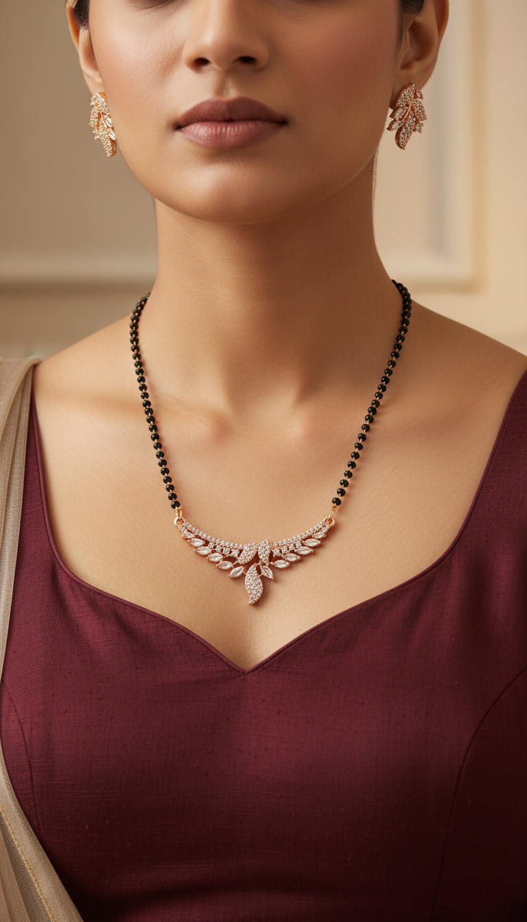American Diamond Mangalsutra