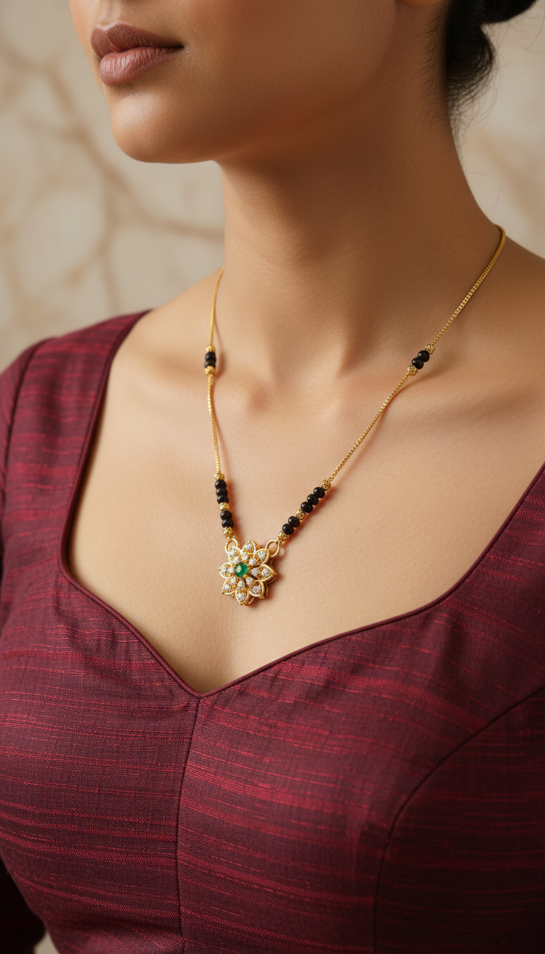 American Diamond Mangalsutra